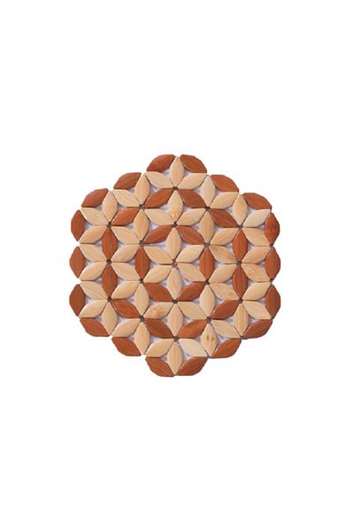 Bisbell 4Pcs Wooden Coasters,Kitchen Mats,Table Mats,BB3033