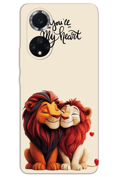MRCİLETİSİM غطاء خلفي مطبوع بنمط HD لهاتف Huawei Nova 9 - The Lion King