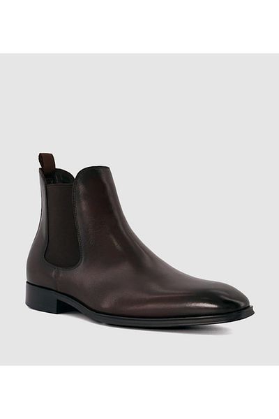 Dune London MANDATORY-DARK BROWN-LEATHER-45
