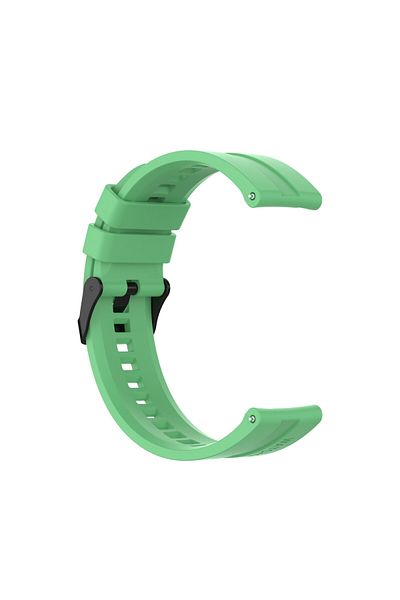 eR D L Silicone strap compatible with Huawei GT 2, 42mm, mint green, strap width 20mm, eR D L