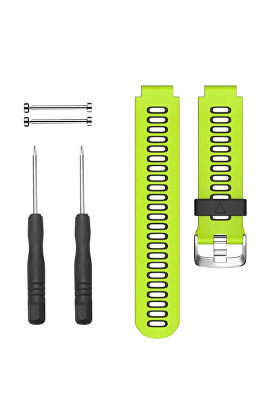 eR D L Ιμάντας σιλικόνης συμβατός με Garmin Forerunner 735 XT, 22 mm, ανοιχτό...