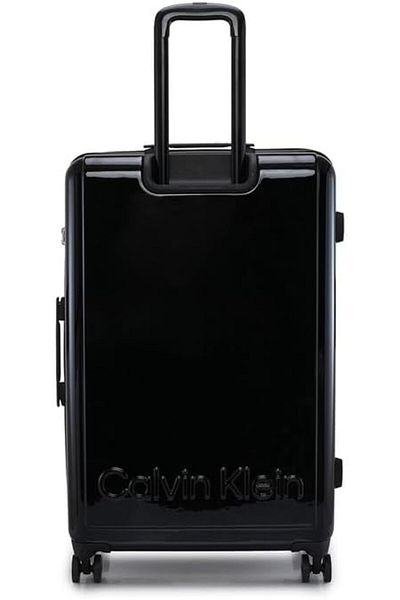 Calvin Klein Black Rider 3 Piece Luggage Sets ABS + PP Hardshell Clearance Luggage Hardside Lightwei