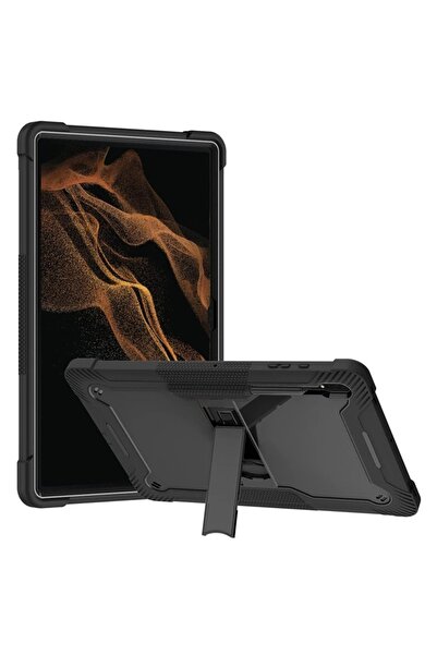 CLOUD Husă compatibilă cu Samsung Galaxy Tab S8 Ultra/S9 Ultra/S10 Ultra + folie de protecție pentru ecran, protecție
