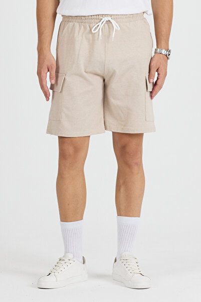 pandy Unisex 3'lü Kargo Cepli Fit Şort