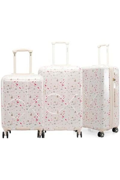 Calvin Klein 3 Piece Luggage Sets Expandable ABS + PP Hardshell Clearance Luggage bag Hardside Light