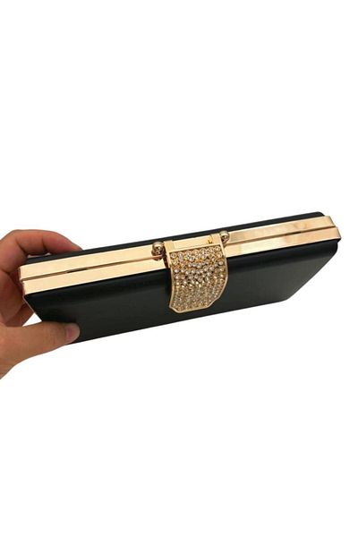 angel çanta aksesuar Angel Bag Accessory Evening Dress Bag Pattern Stone Cover Model Light Gold Metallic