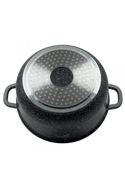 Samus Oală înaltă cu capac Toledo Line TOL242-OIC, 24 cm, 6,2 L (negru)