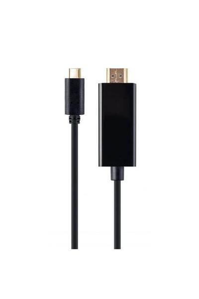 Gembird Cablu HDMI A-CM-HDMIM-01, USB-C la HDMI, 4K/30Hz, 2m (Negru)