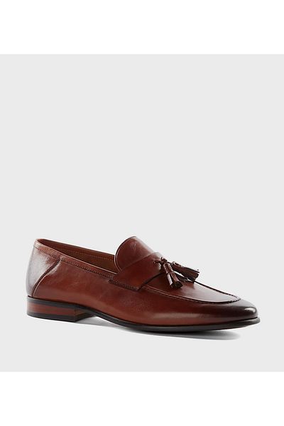 Dune London MEN'S-SUPREMECIES-TAN-LEATHER-44