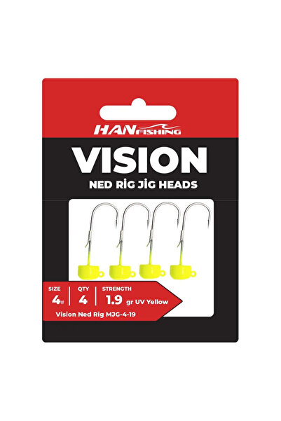 Hanfish Vision Ned Rig Uv Yellow GMJ-20-57