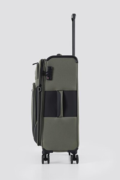 VERAGE Unisex Ultra Hafif İthal Kumaş Çok Gözlü Kapağı Körüklü Valiz 25GM23067W