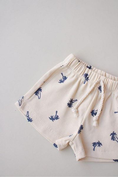 Oh La La Koala For Little Ones Palm Pattern Camisole Shorts