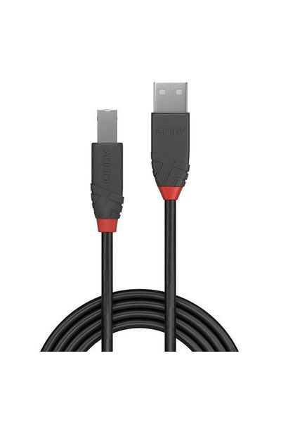 LİNDY Cablu imprimanta LY-36670, 0.2m, USB 2.0 Tip A - Tip B