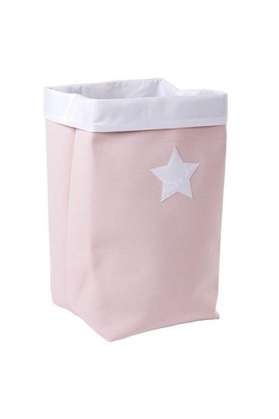 CHILDHOME Cos depozitare panza 32 x 32 x 60 cm, Roz