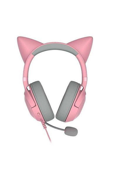 RAZER Kraken Kitty V2, USB Tip A, Ediție Quartz (Roz)