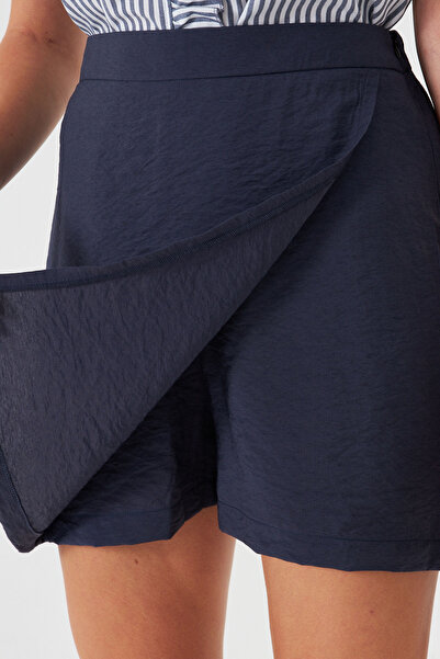 armonika Kadın Lacivert Şort Etek ARM-25Y001084
