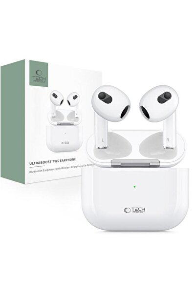 Tech-Protect Căști True Wireless UltraBoost Core, Bluetooth, Anulare Zgomot, ...