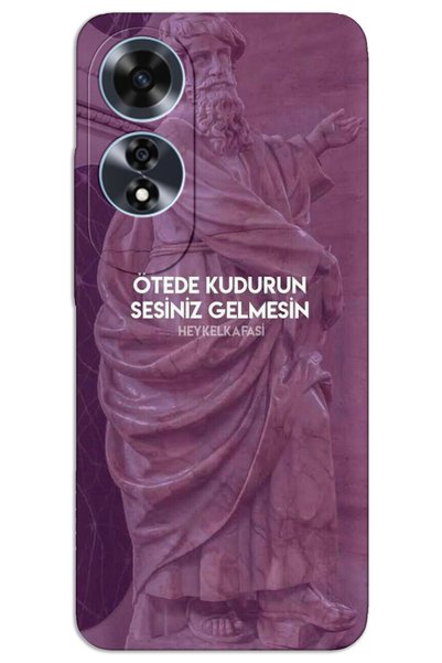 MRCİLETİSİM غطاء خلفي مطبوع بنمط HD لهاتف اوبو A60 - من أبعد