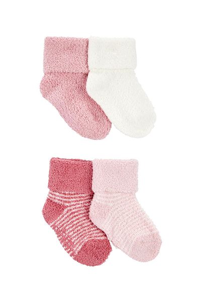 Carter's Baby Girl Patterned 4-Piece Socks