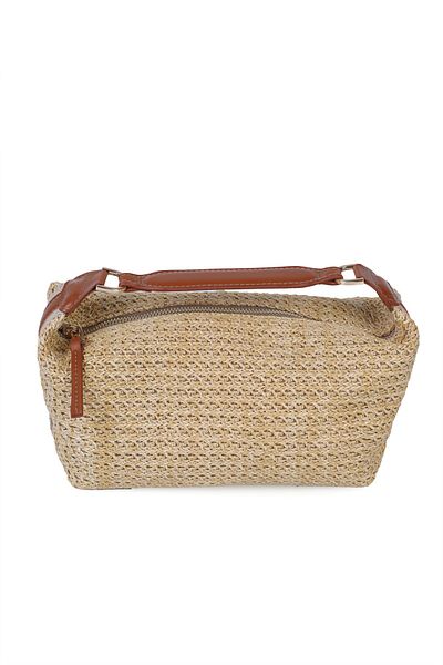 Alessia Bag Nell Straw Bag with Adjustable Strap