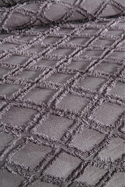 Çeyiz Diyarı Dowry Land Vesya 3 Piece Double Pique Set Anthracite