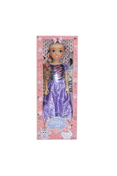 OEM Princess Fashion Doll with purple dress 80cm