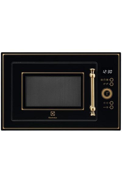 Electrolux Cuptor cu microunde încorporat EMT 25203 OK, 25 L, 900 W, Grătar, Afișaj digital, Temporizator (Negru)