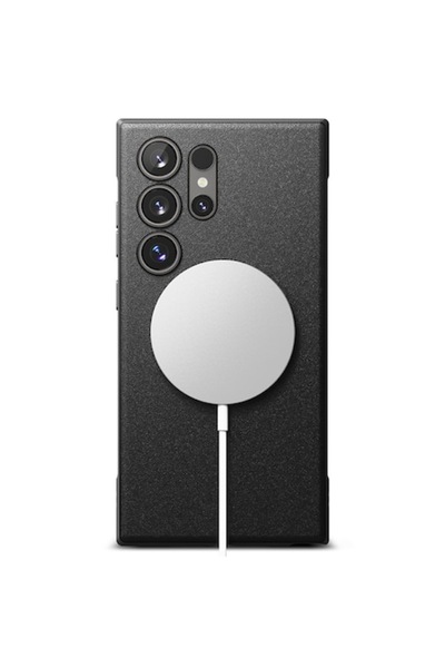 GERICOM Onyx Hard Case for Samsung Galaxy S24 Ultra, Military Protection, MagSafe compatible, Black