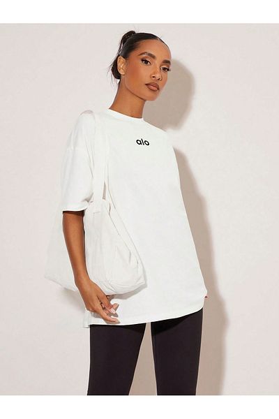 JANSO GROUP - Women's Printed Front Tshirt Oversize Large Size