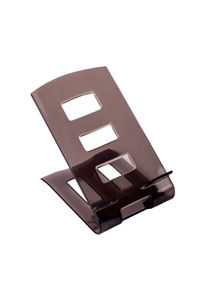 OEM Desktop phone stand made of ABS, available in black