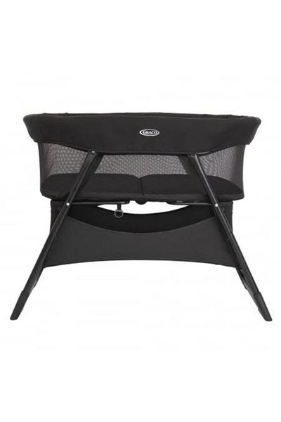 Graco Patut Side by Side 2 in 1 Night Sky, Potrivit pentru 0-6 luni, 92.5 x 60 x 73 cm (Negru)