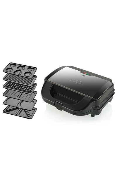 ETA Sandwich maker 6 in 1, Sorento Plus 5151, 900 W, stainless steel, 6 types of removable plates