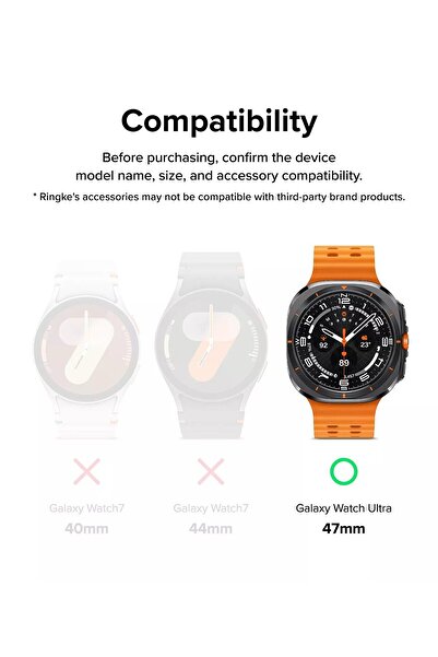 Ringke Samsung Galaxy Watch Ultra 47mm Tempared Glass Screen Protector [4 Pack] - R10