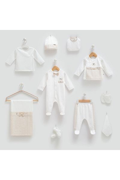 Caramell Basic 10-Piece Baby Hospital Discharge Set 1691