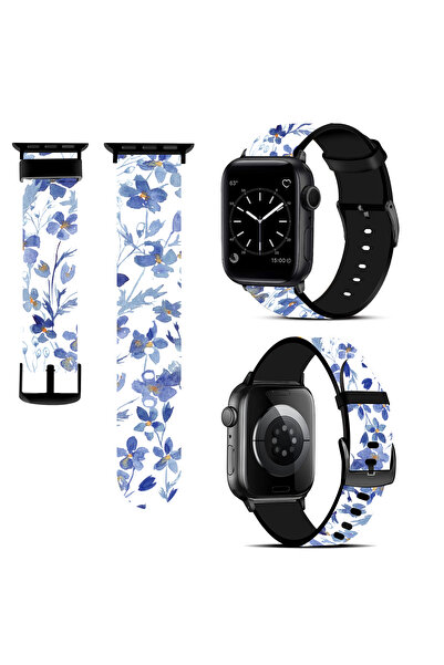 O Ozone Silicone Bands For Apple Watch Straps 38mm 40mm 41mm Women Men Blue F...