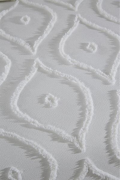 Çeyiz Diyarı Dowry Land Pirot 3 Piece Double Pique Set Cream