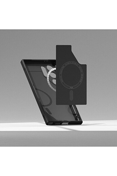 GERICOM Onyx Hard Case for Samsung Galaxy S24 Ultra, Military Protection, MagSafe compatible, Black