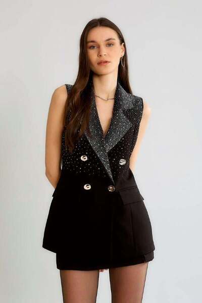 Robin 88851 Stone Vest Black