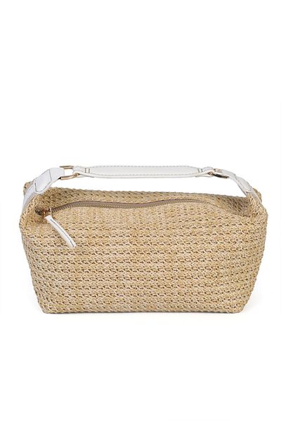 Alessia Bag Nell Straw Bag with Adjustable Strap