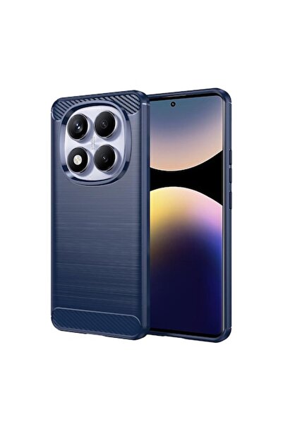 SOFAL Carcasă pentru Xiaomi Redmi Note 14 Pro 4G / Poco F7, Poliuretan, Albastră