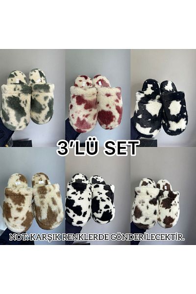 Slipcat COPIE - Pachet de 3 papuci Papuci de casă Set pachet de zestre