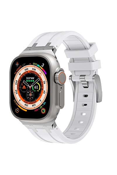 O Ozone أربطة مطاطية من السيليكون السائل لساعة Apple Watch Band 49 مم 45 مم 4...