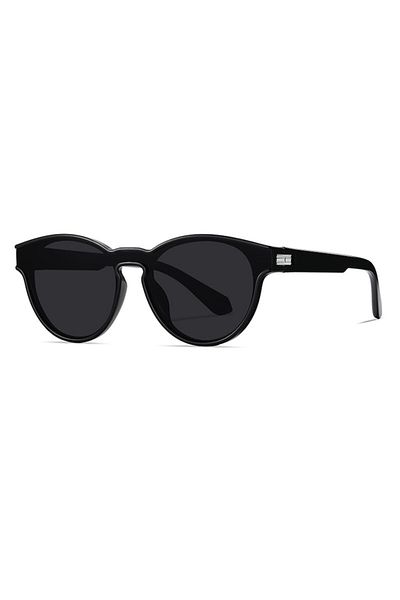 GERICOM Ochelari de soare pentru femei, formă rotundă, polarizați, filtru UV