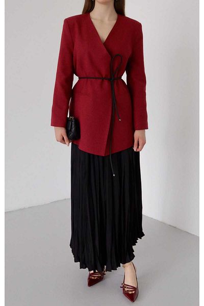 Moda İkra Premium Quality Polyviscon Fabric Oversize Jacket
