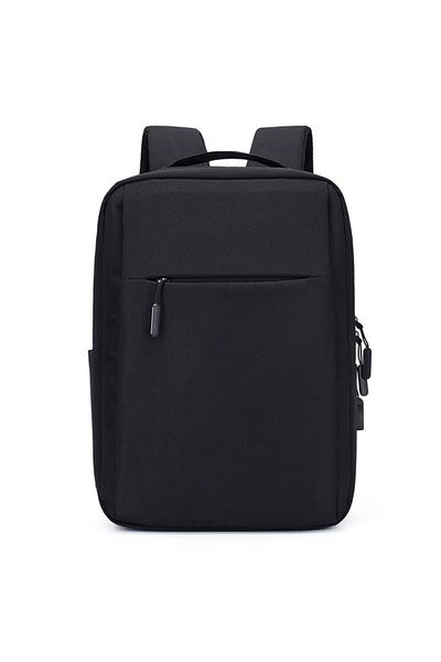 OEM Portable laptop backpack, NEVERMORE, with USB port, 15.6", 41x30x12 cm, Black