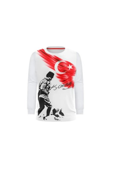 SayaSocks Atatürk Baskılı Uzun Kollu Body