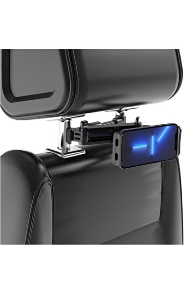 OEM Suport automat pentru tablete sau telefoane, suport pentru tetieră, braț pliabil, rotație 360 de grade, negru