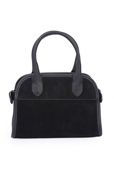 Alessia Bag حقيبة كتف جريس من الجلد السويدي