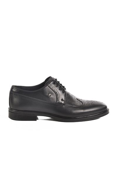 Pierre Cardin Black Genuine Leather Men's Classic Shoes 1571116 m