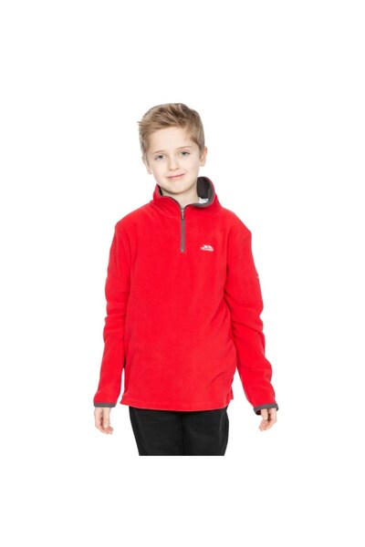 Trespass Etto - Male Microfleece At100 Red Boy Red Fleece Mcflmfm10001-Red